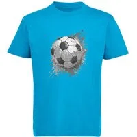 MyDesign24 T-Shirt Kinder Fussball Printshirt Bedrucktes Fussball T-Shirt kurzarm i480
