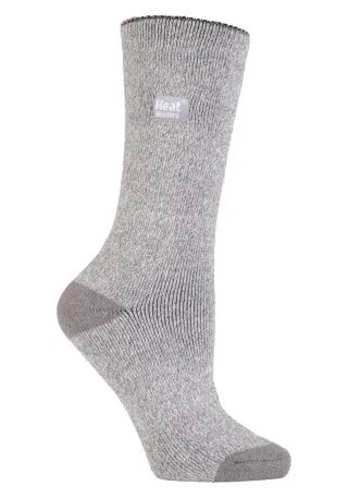 Heat Holders Lite - 3 Paar Multipack Womens Thermal Socks für den Winter | Dünne & warme Socken für Kleidersocken - Silber
