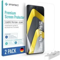 smartect Displayschutzfolie TPU Schutzfolie Klar für Xiaomi Poco M8 Pro 5G, Set, 2 Stück, Panzerfolie Bildschirm Displayfolie