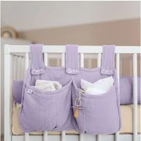 lilimaus Betttasche Bett-Organizer für Kinderbett - Tasche für Spielzeug & Bücher (1-tlg), Bücher & Kuscheltiere griffbereit am Bett - optional mit Gold