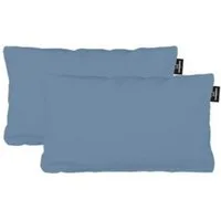 Sansibar Sylt Kissenbezug 2er Set Uni Jersey Kissenhülle, 40x80 cm, edlem Sansibar Steg-Fähnchen, (2 Stück), 2er Set, perfekter, faltenfreier Sitz, Antipilling Ausrüstung