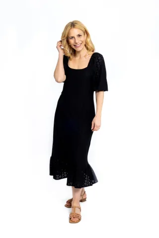 Belle Broderie Kleid mit Schleife