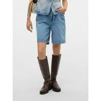 Vero Moda Jeansbermudas VMVILLA MR BERMUDA DNM SHORTS MIX Baumwollmischung, loose fit