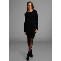 Laura Scott Strickkleid mit femininem Bindedetail am Rücken