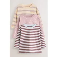 Next T-Shirt Gestreifte T-Shirts, 3er-Pack (3-tlg)