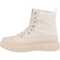 Ital-Design Damen High-Top Freizeit Sneakerboots (85135589) Keilabsatz/Wedge Sneakers High in Beige