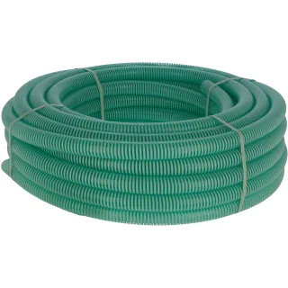 Kerbl Saugschlauch 1" PVC Schlauch mit hart PVC Spirale, 25m Rolle - 221119
