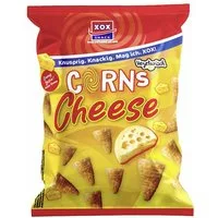 XOX Knabberei, XOX Corns Nacho Cheese knuspriger Snackgenuss Packung 85g