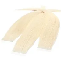 hair2heart Echthaar-Extension Tape Extensions glatt #10/0 Hell-Lichtblond 40cm