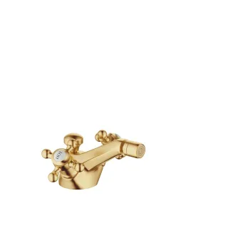 Dornbracht Bidet-Einlochbatterie mit Ablaufgarnitur MADISON 24510360 Messing gebürstet (23kt Gold) 24510360-28
