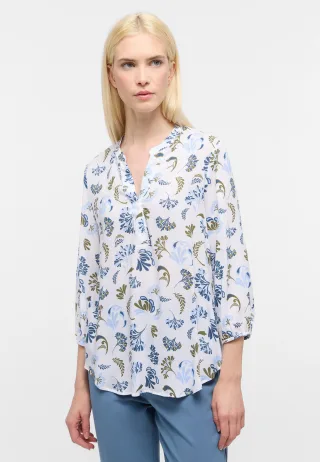 ETERNA - Bluse Viskose 3/4-Arm olive - Gr. - 42