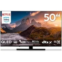 Medion® MD850700 QLED-Fernseher (125.7 cm/50 Zoll, 4K Ultra HD, Dolby Vision, Dolby Atmos, Appstore, Netflix, HBO Max, Prime Video)