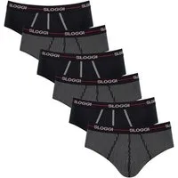 sloggi Slip 6er Pack Start (Spar-Set, 6-St) Midi Slip / Unterhose - Baumwolle - ohne Eingriff - Atmungsaktiv