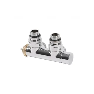 Terma Thermostat-Verbundeckventil 50mm CYLINDER GZ 1/2"-GZ 24-19 rechts, TGZTCR006, Chrom TGZTCR006