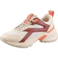 Calvin Klein HIKE RUN CKSTRIPE MESH Plateausneaker Schnürschuh, Halbschuh, Freizeitsneaker mit Logo-Schriftzug