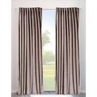 OTTO home Vorhang Velvet uni (2 St), Multifunktionsband, blickdicht, Blickdichter Samt, 2-er Set, edel, Gardine, multifunktional