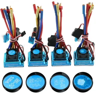 Waterproof 45A 60A 80A 120A Brushless ESC Electric for 1/8 1/10 1/12 RC Car Parts