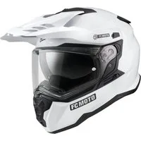 FC-Moto Motocrosshelm XP-22S Enduro Helm, vorbereitet für Pinlockscheibe,herausnehmbares Innenfutter,integr