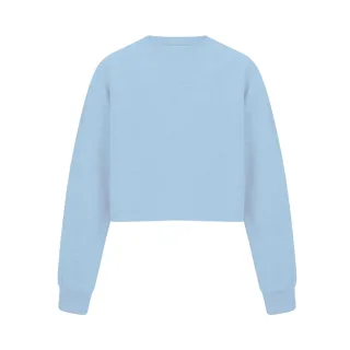 Miso - Kurzes Sweatshirt für Damen, leger (Blau)