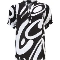 Doris Streich Klassische Bluse mit Allover-Muster