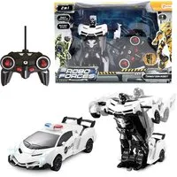 Toi-Toys Spielzeug-Auto Transform Roboter - Robo Forces, mit Licht & Fernsteuerung