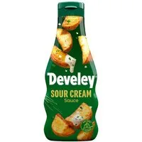 Develey Saucen, Develey Sour Cream Sauce mild cremig fein zum Dippen servieren 250ml