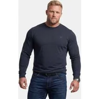 Men Plus T-Shirt Langarmshirt Bauchfit Spezialschnitt Basic