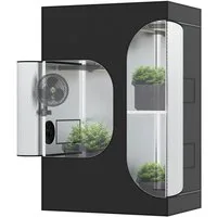 THE HOOKAH Gewächshaus Gewächshaus Grow Box Zelt Growbox Growschrank Growzelt Zuchtschrank