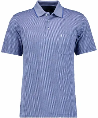 RAGMAN - Softknit-Polo Jacquard - Gr. - L