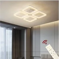 Eurohandisplay LED Deckenleuchte LED Deckenlampe Lampe Fernbedienung Lichtfarbe/Helligkeit einstellbar, LED fest integriert, Einstellbar, Mit Fernbedienung Lichtfarbe und Helligkeit einstellbar
