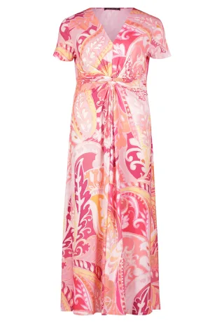 Betty Barclay - Midikleid rosé/yellow - Gr. - 36