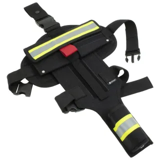 Dönges Feuerwehr-Beilholster mit Beinhalterung und Zusatzholster , für Stiellänge:28-40cm