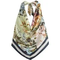 Next Neckholdertop Neckholder-Oberteil mit Wasserfallausschnitt (1-tlg)