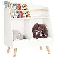 SoBuy Bücherregal KMB100, Kinderregal mit 5 Fächern Aufbewahrungsregal