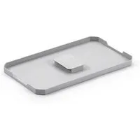 Naber Einbaumülleimer Verschlussdeckel, hellgrau, für 230 x 382 mm Eimer