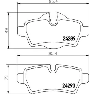 Hella Bremsbel?ge hinten Mini 8DB355031-791