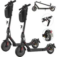 iscooter E-Scooter 2 Stück 8,5 Zoll E-Scooter mit Straßenzulassung ABE, Doppelfederung, 350,00 W, 20,00 km/h, 30 KM Reichweite, klappbar, Duales Bremssystem, Belastung bis 120kg