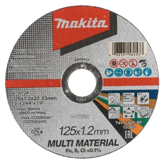 Makita Trennscheibe 125 x 1,2 mm - Multimaterial - E-10724