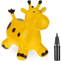 relaxdays Hüpftier Giraffe, (2-tlg)