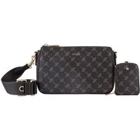 JOOP! Umhängetasche cortina 1.0 jasmina shoulderbag shz (Set, Abnehmbares RV-Täschen), Damen Schultertasche, Handtasche mit hübschem Aufdruck