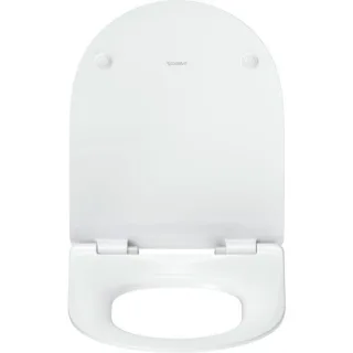 Duravit Univavo WC-Sitz D-shaped 0023390000 Absenkautomatik. abnehmbar, Scharniere Edelstahl, Weiß