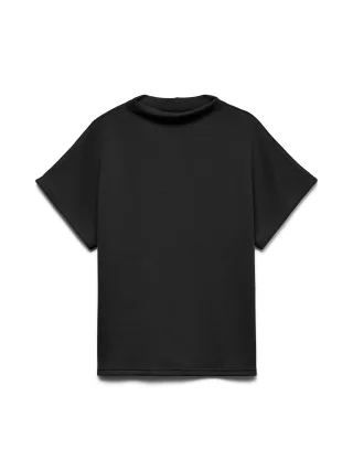 VERO MODA - VMHALI SS FUNNEL NECK TOP JRS Black - Gr. - XL