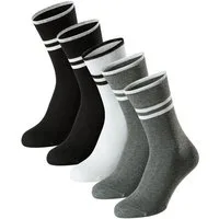 Schiesser Socken Bluebird (5-Paar) druckfreier Bund, Fersen und Zehen handgekettelt, Cotton-Mix