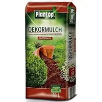 Plantop Rindenmulch Plantop Dekor Mulch nussbraun 50l