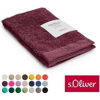 s.Oliver Gästehandtuch s.Oliver, Premium Qualität, 600 gr/m², auch als Sets erhältlich, Walkfrottier (1-St), große Farbauswahl, auch als Duschtuch, Waschhandschuh, Handtuch