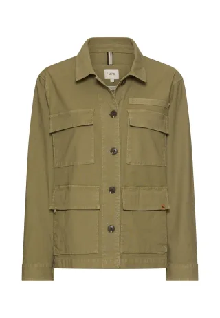 camel active - Blazer aus Baumwollmix olive - Gr. - 36
