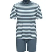 Ammann Pyjama Herren-Shorty Single-Jersey Streifen