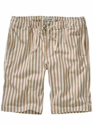 Mey & Edlich Herren Sehenswert-Shorts Rot 85 % Baumwolle, 13 % Leinen, 2 % Elasthan