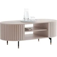 Lookway Couchtisch ELODIE mit Ablage – modern, elegant & funktional (1x Couchtisch), Breite: 104 cm