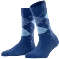 Burlington Socken Whitby Einheitsgröße 36-41, Argyle-Muster, weiche Haptik